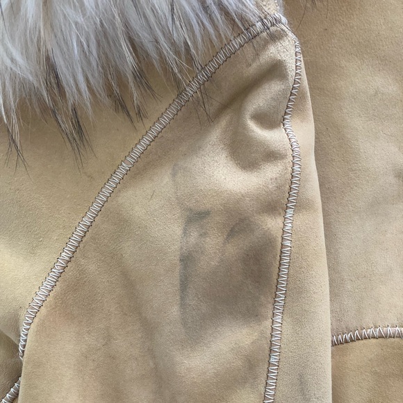 Leather and fur Pennylane boho coat sz small to medium - Picture 7 of 7